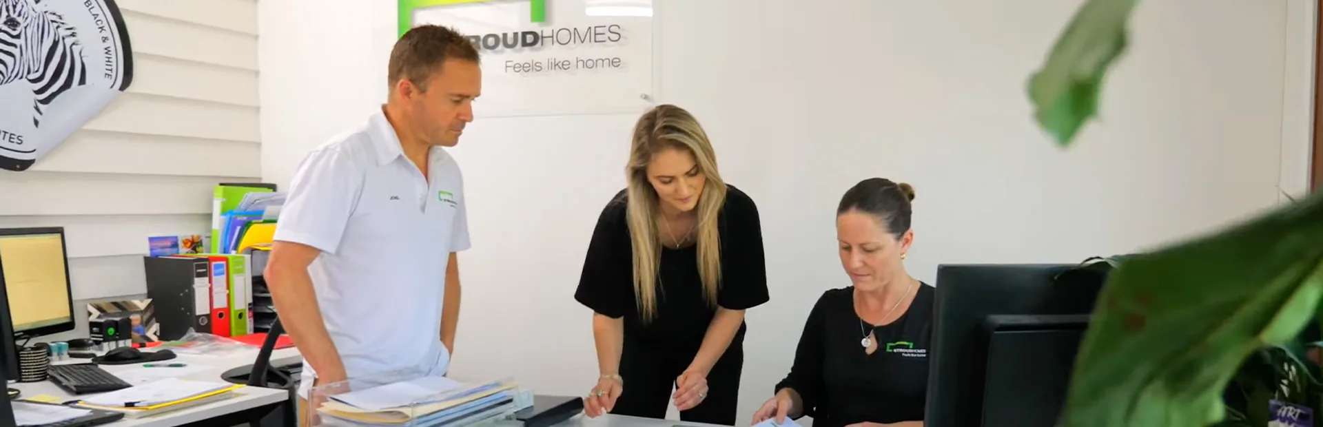 Stroud Homes franchisees on site