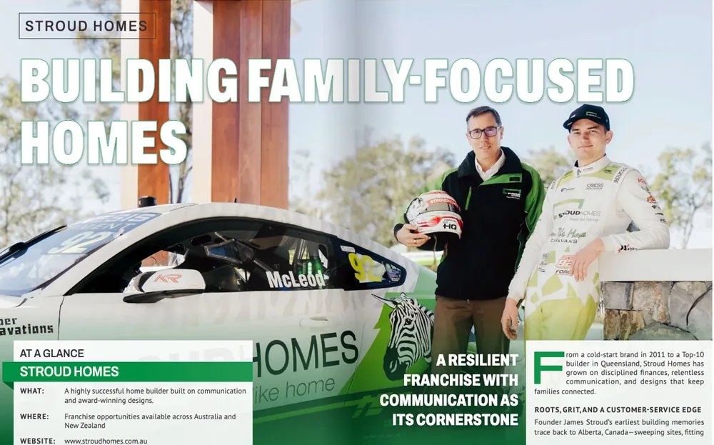 Stroud Homes feature in Business View Oceania, October 2025