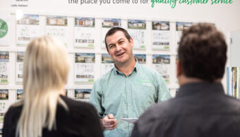 Tim at Stroud Homes Coffs Harbour selling home plans.